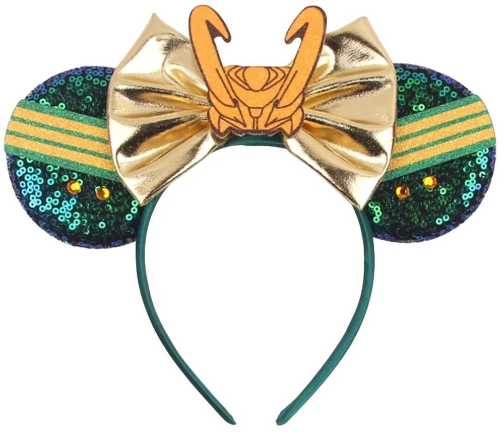 9885 Super Hero Mickey and Minnie Ears Loki - Avengers Inspired Novelty